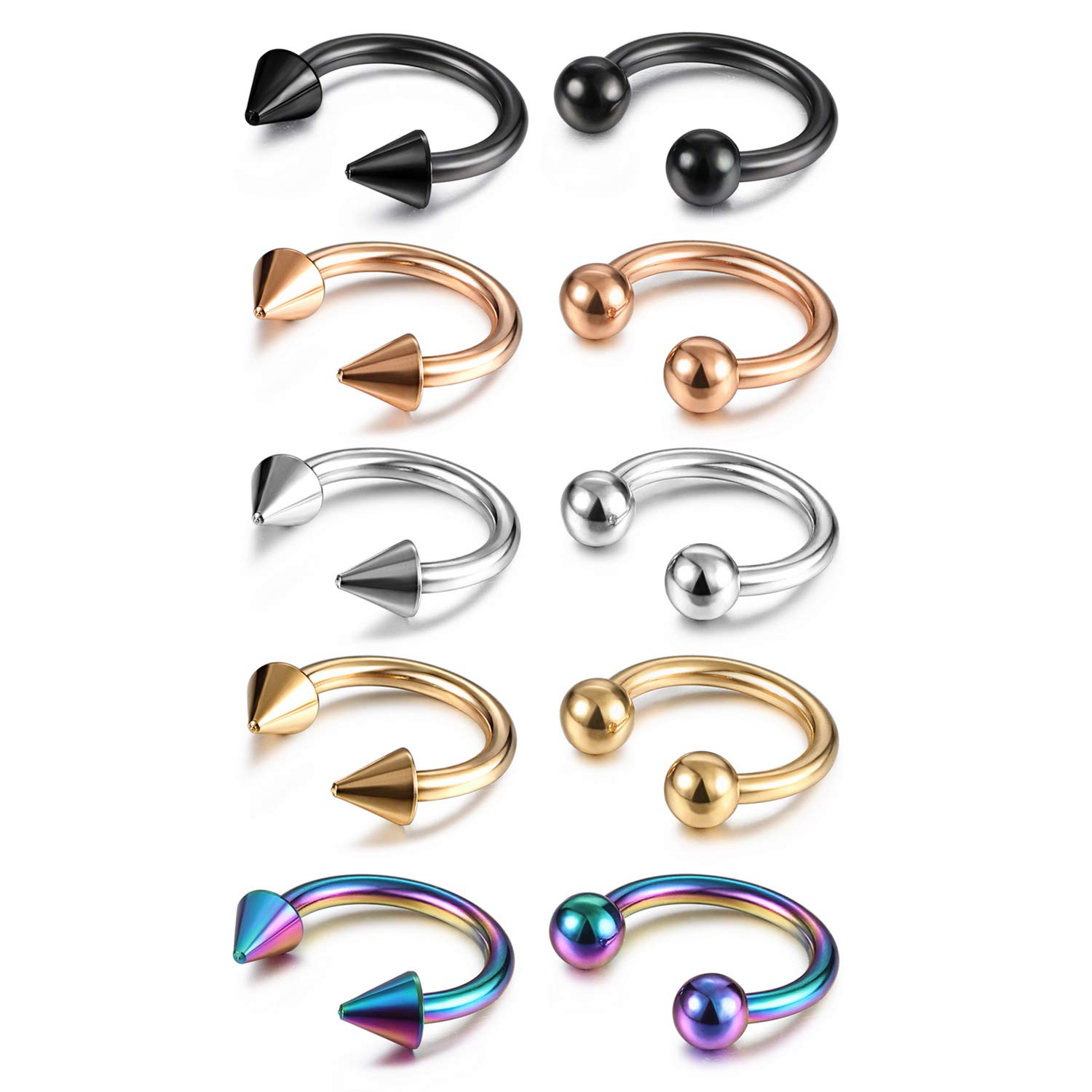 Body Jewelry Changing Kit - 14g 16g septo jóias anel de
