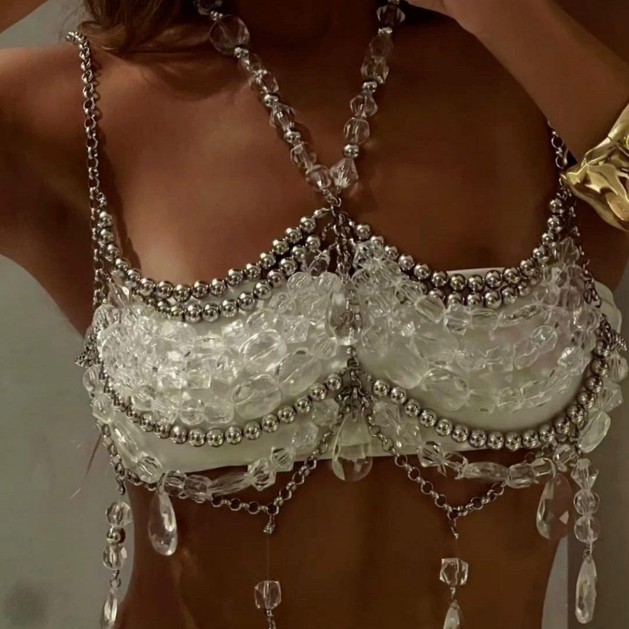 Body Jewelry Vest - 2025 feito à mão roupas de