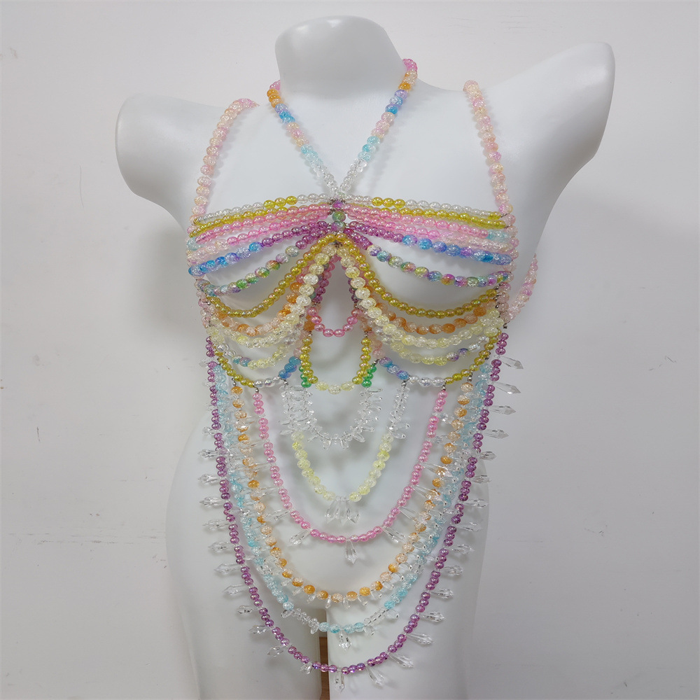 Mulher corpo jóias europa e os - Body Jewelry Vest avaliação e preço