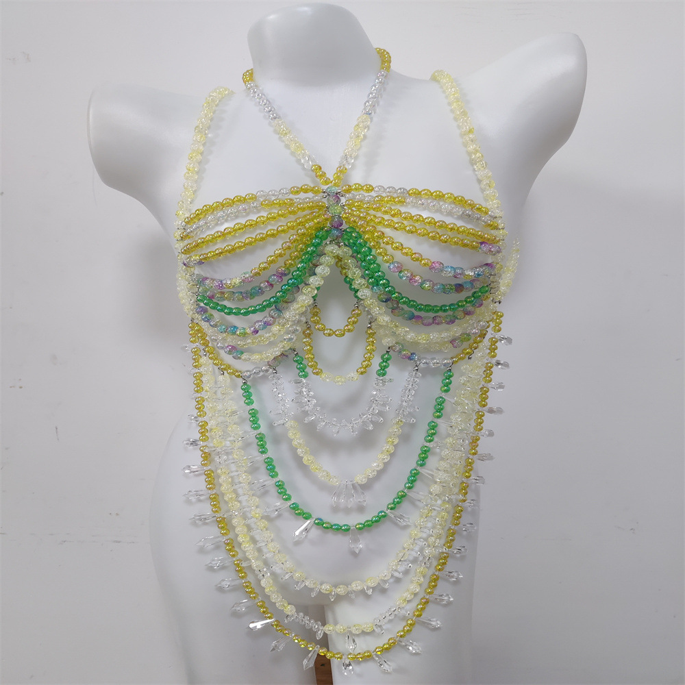 Mulher corpo jóias europa e os - Body Jewelry Vest avaliação e preço