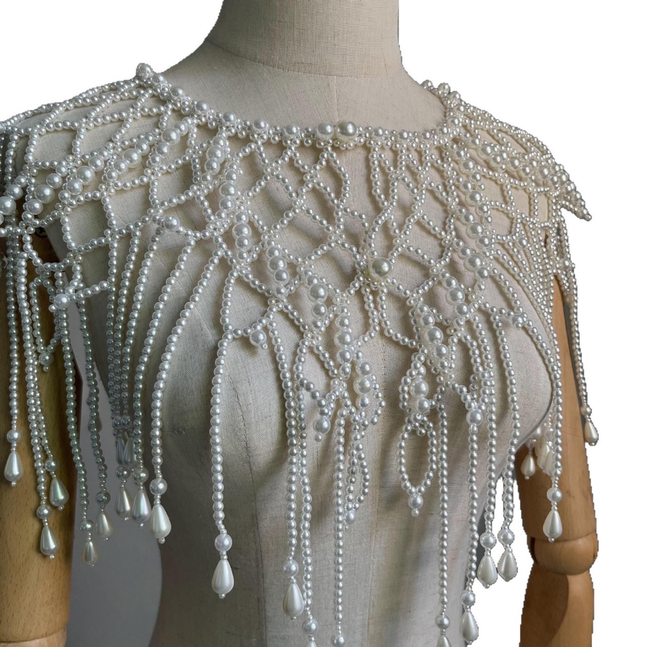 Colete de Corpo Artesanal com  - Body Jewelry Vest avaliação e preço