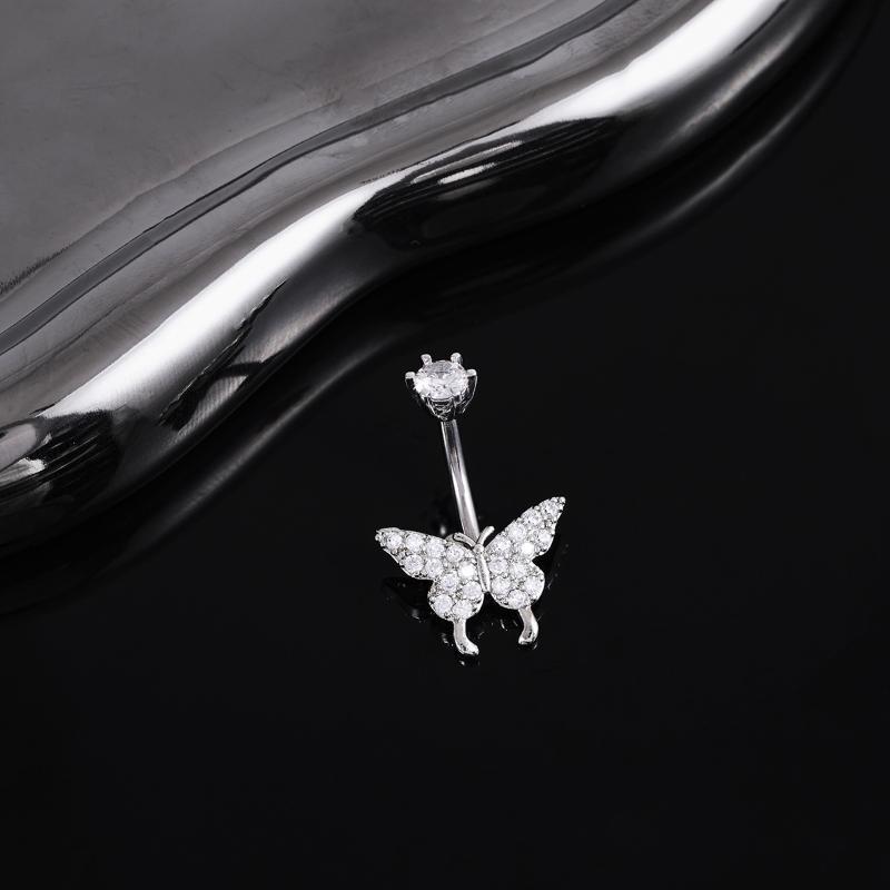 Piercings de Umbigo Borboleta  - Body Piercing Quality Jewelry avaliação e preço