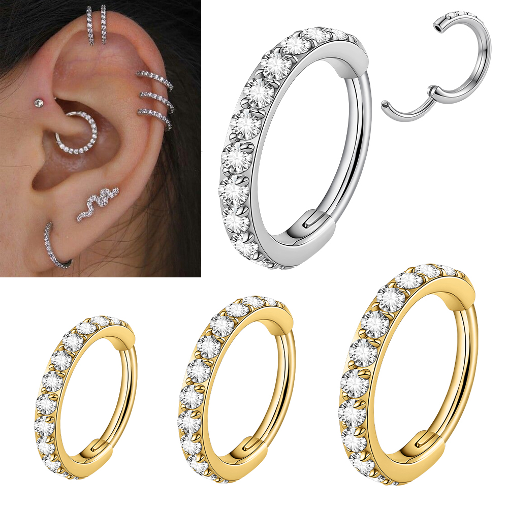 1PC Brinco de Aço Inoxidável 3 - Body Piercing Quality Jewelry avaliação e preço