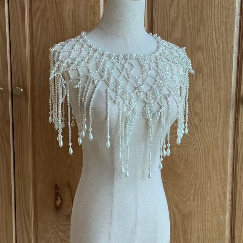 Colete de Xale com Miçangas In - Body Jewelry Vest avaliação e preço