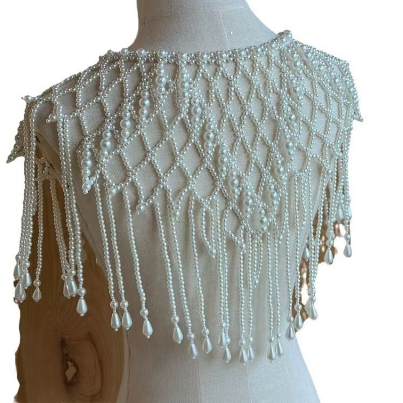 Colete de Xale com Miçangas In - Body Jewelry Vest avaliação e preço