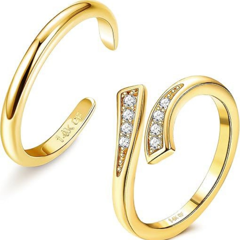 Anel de pé de zircônia ajustáv - Body Jewelry Changing Kit avaliação e preço