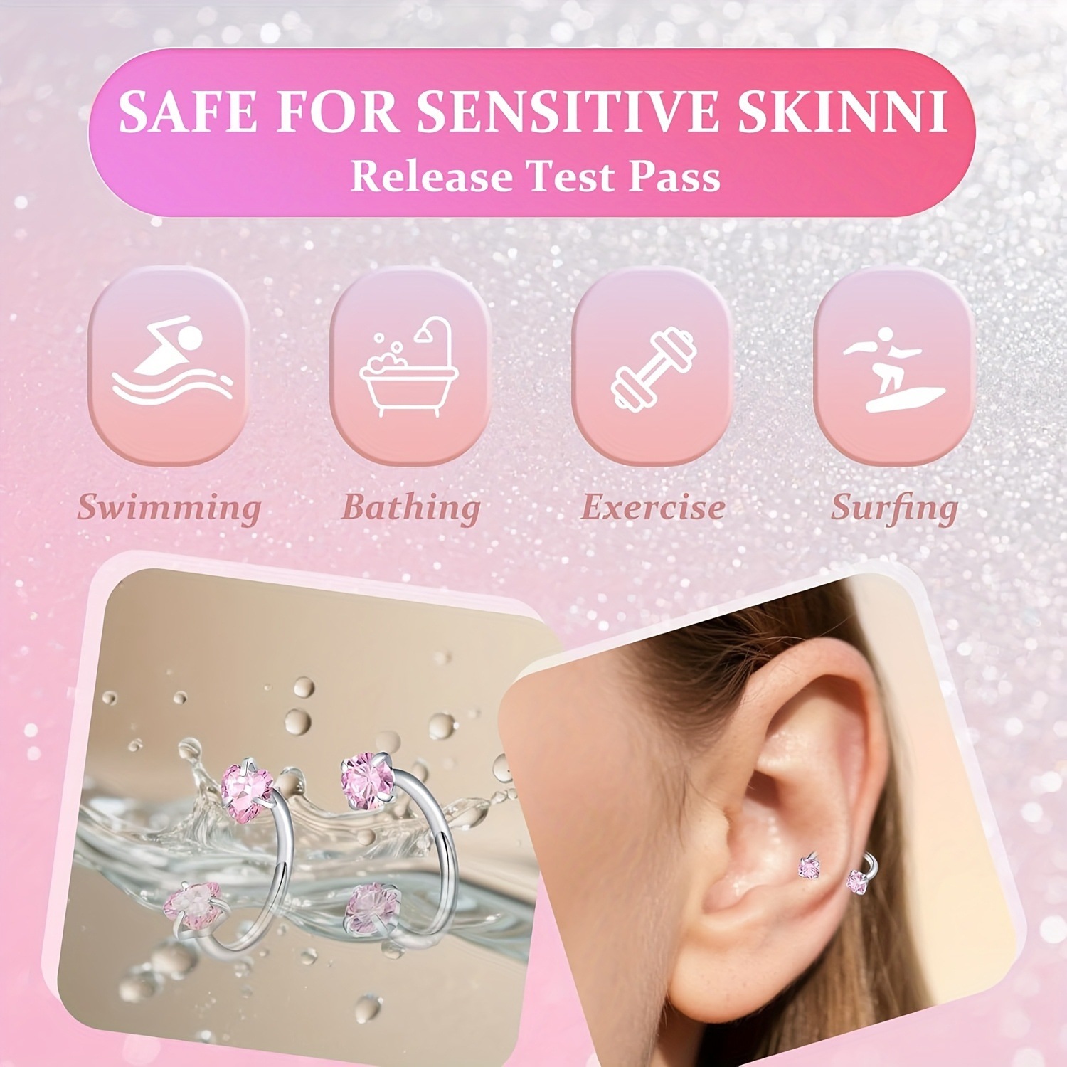 Piercings de Nariz em Ferradur - Body Jewelry Changing Kit avaliação e preço