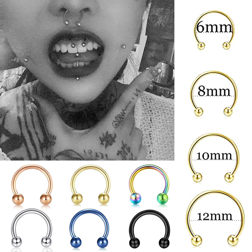 14g 16g septo jóias anel de se - Body Jewelry Changing Kit avaliação e preço