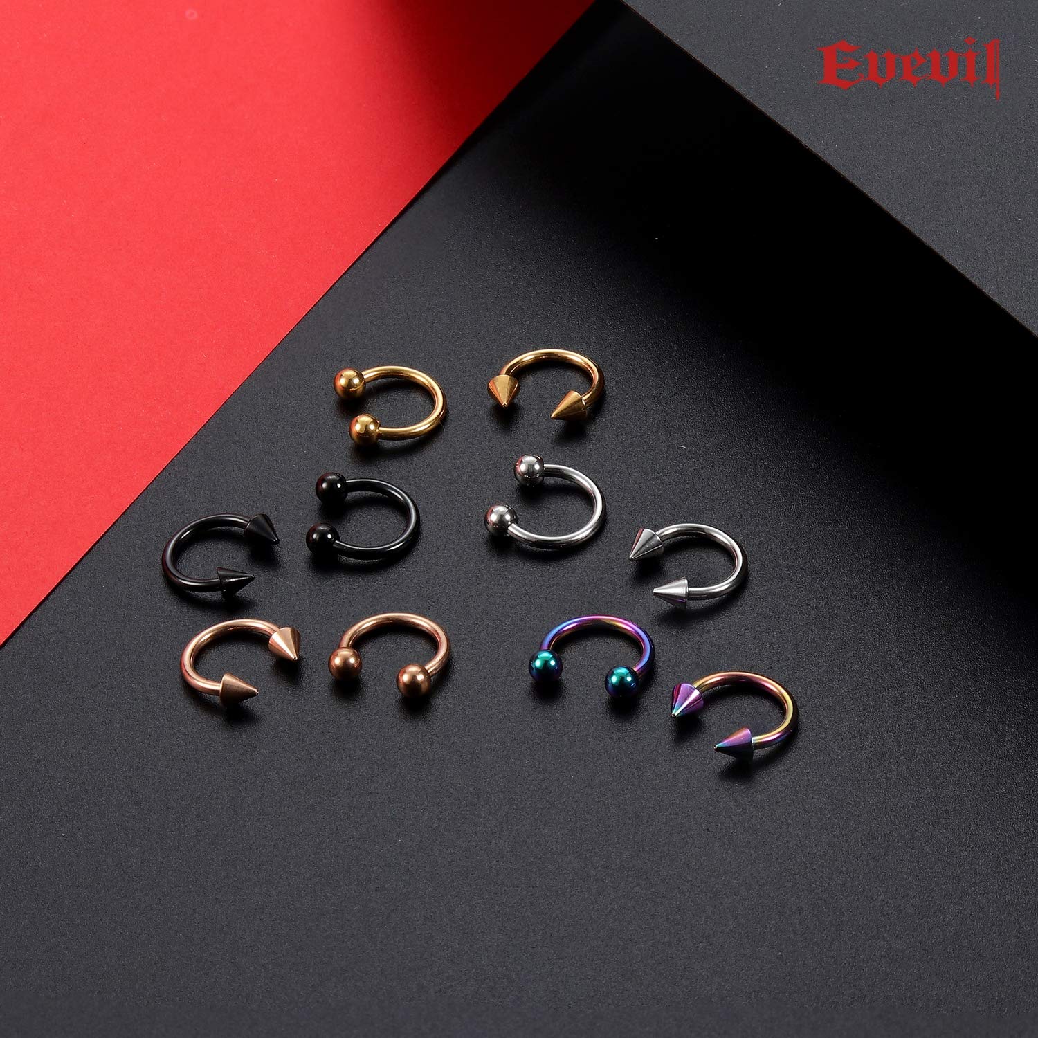 14g 16g septo jóias anel de se - Body Jewelry Changing Kit avaliação e preço