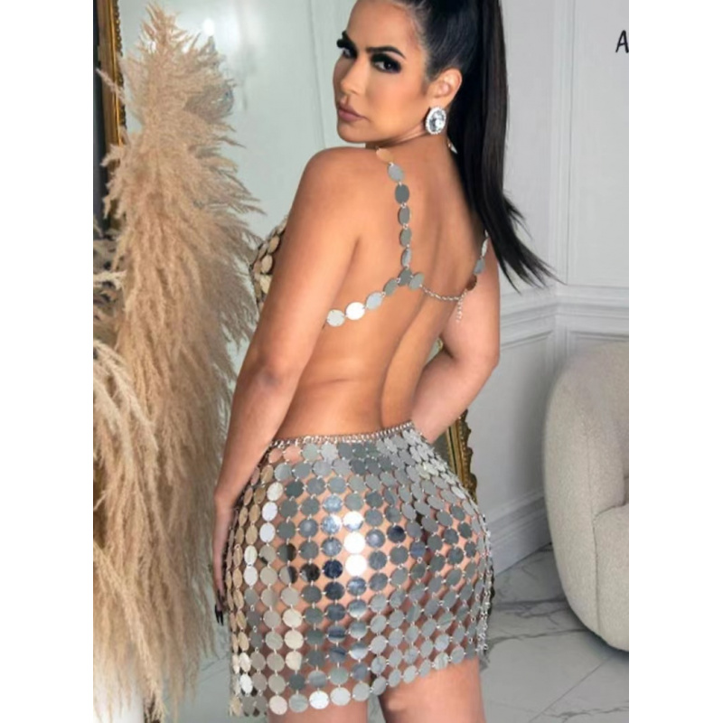 Mulheres corpo jóias colete ac - Body Jewelry Vest avaliação e preço