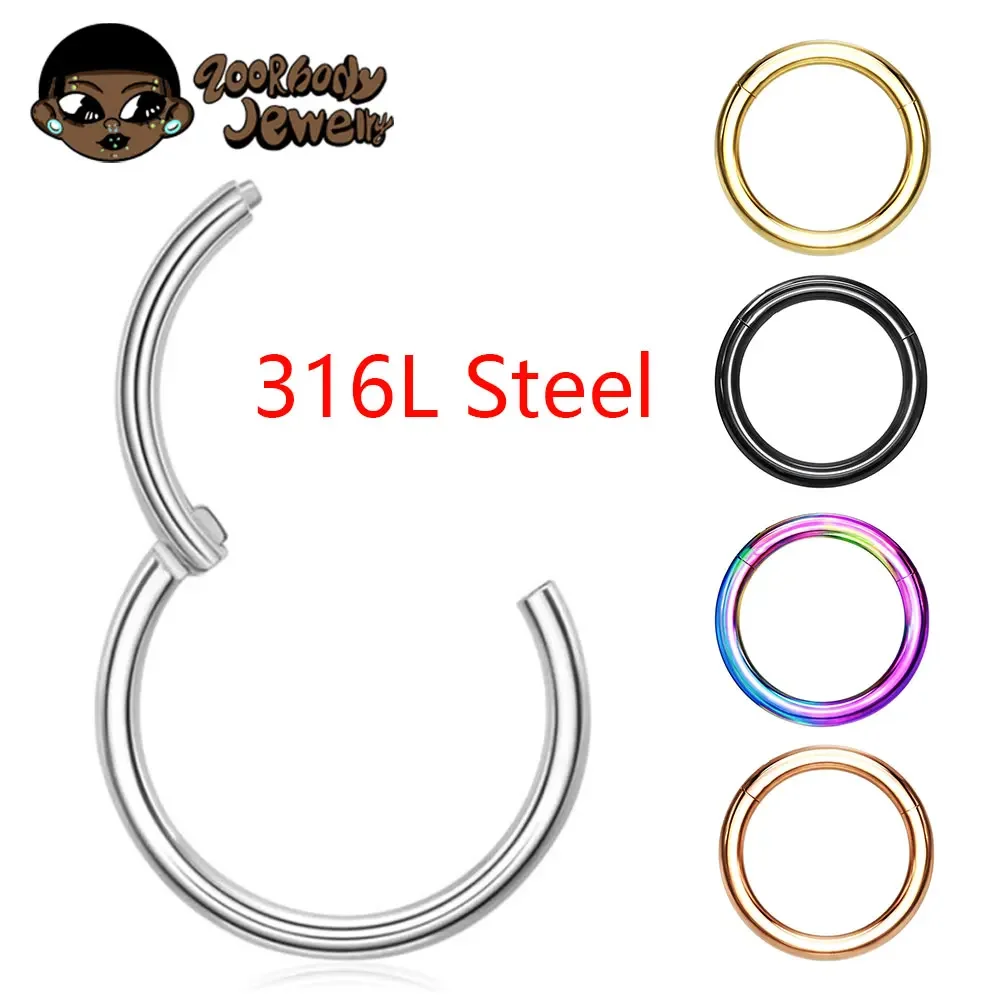Anel de nariz de aço inoxidáve - Body Piercing Quality Jewelry avaliação e preço