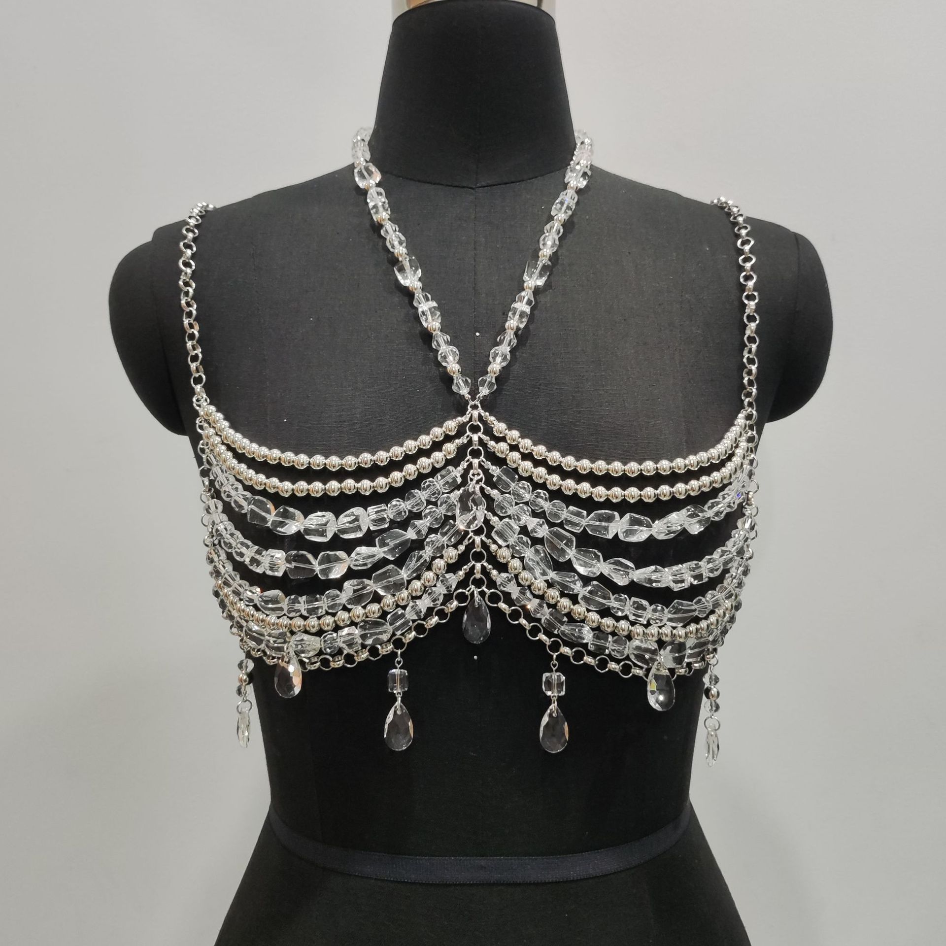 2025 feito à mão roupas de fes - Body Jewelry Vest avaliação e preço