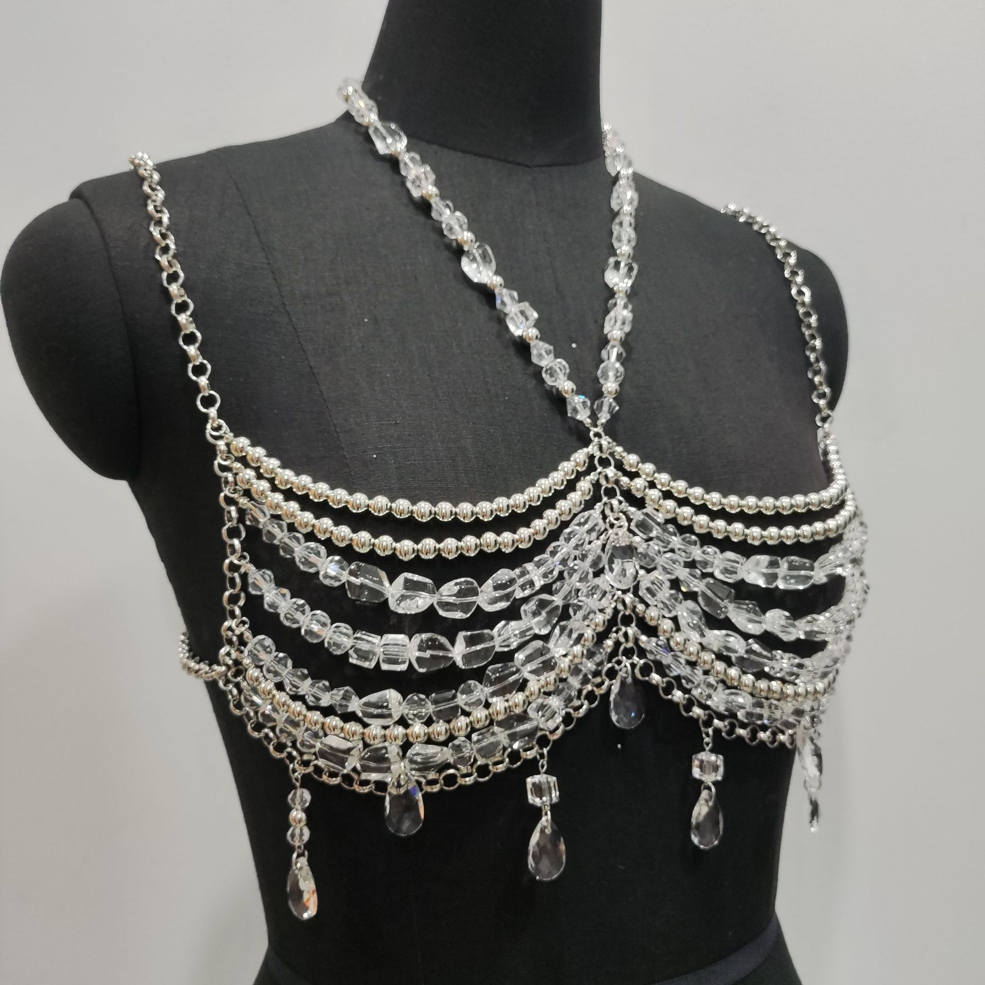 2025 feito à mão roupas de fes - Body Jewelry Vest avaliação e preço