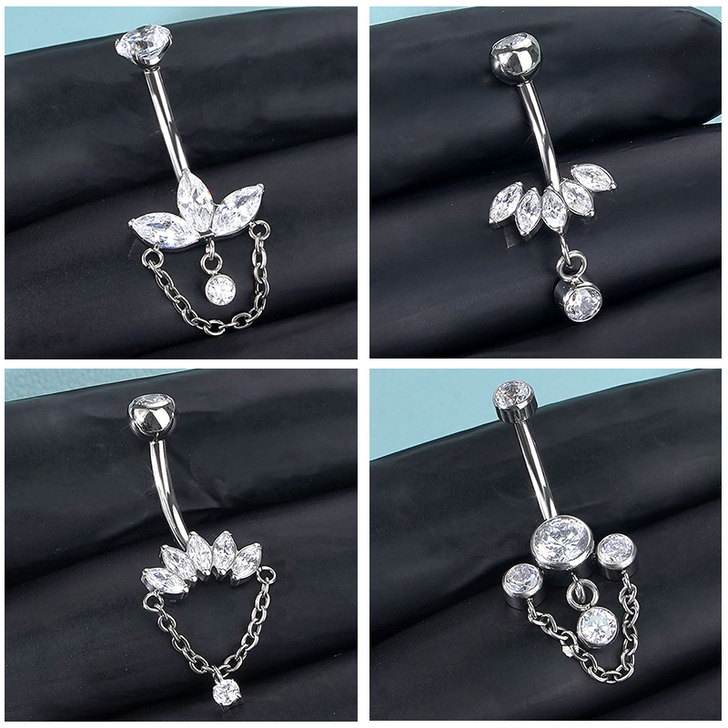 Anéis de umbigo de titânio com - Body Jewelry Changing Kit avaliação e preço