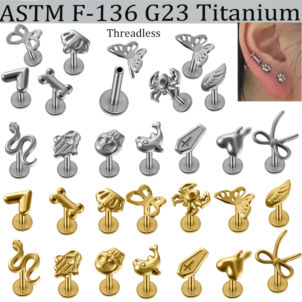 2/1 pçs g23 titânio sólido thr - Body Jewelry Etc avaliação e preço