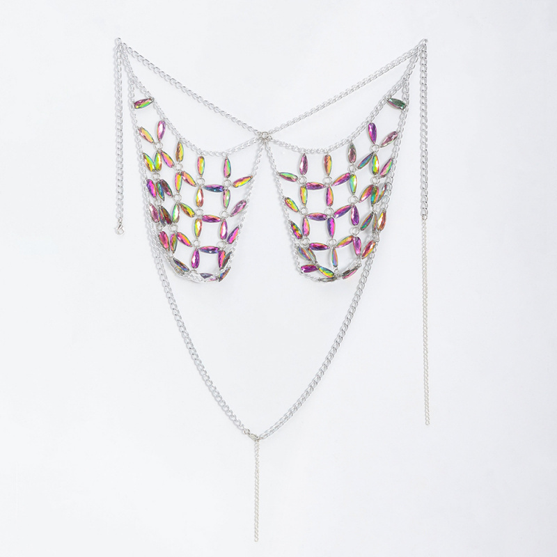 Mulheres corpo jóias sexy biqu - Body Jewelry Vest avaliação e preço