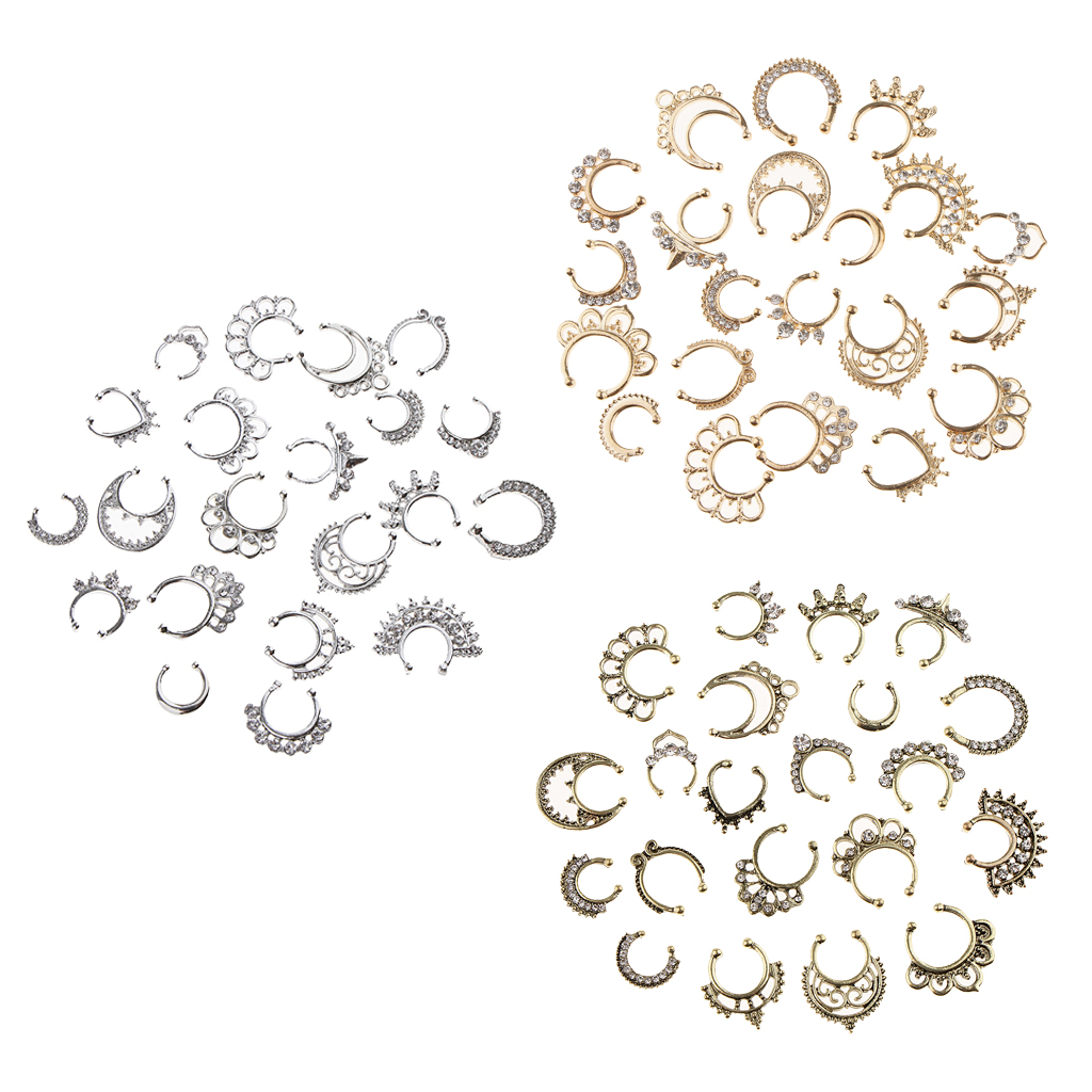 Venda quente 21/3 pçs nariz fa - Body Jewelry On Sale avaliação e preço
